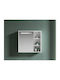 Martin Rectangular Bathroom Mirror Led made of Plastic 60x66cm White