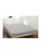KZ Bed Sheet King Size With Rubber Hugger 200x220cm Gray