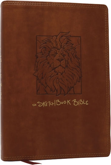 Sketchbook Bible: The Complete Bible With Hundreds Of Illustrations (nkjv, Brown Leathersoft, Red Letter, Comfort Print) - Thomas Nelson Publishers - Leather / Fine Binding