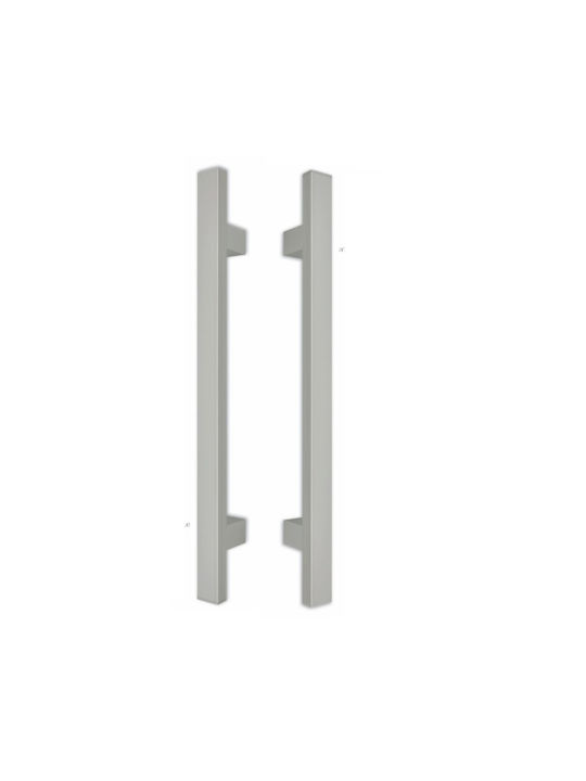Best Design Türgriffe Paar Silber