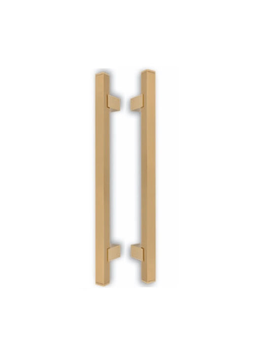 Best Design Λαβή Εξώπορτας Ζεύγος Ορο Ματ