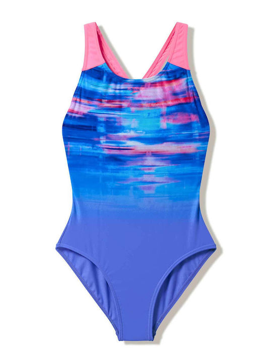 Speedo Splashback Детски бански Цял Лилав