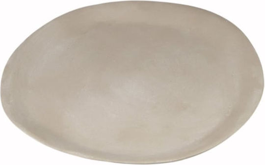 Art et Lumiere Decorative Platter Metallic Beige 33x33cm