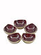 Art et Lumiere Decorative Platter Metallic Gold