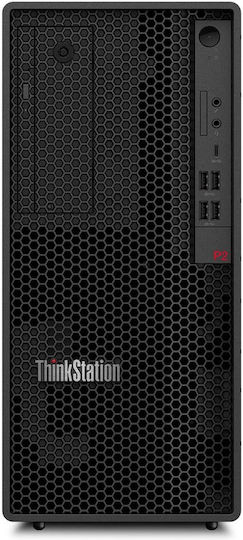 Lenovo ThinkStation P2 Tower Gen2 Desktop PC (Ultra 9-285K/32GB DDR5/1TB SSD/W11 Pro) with Keyboard (GR)