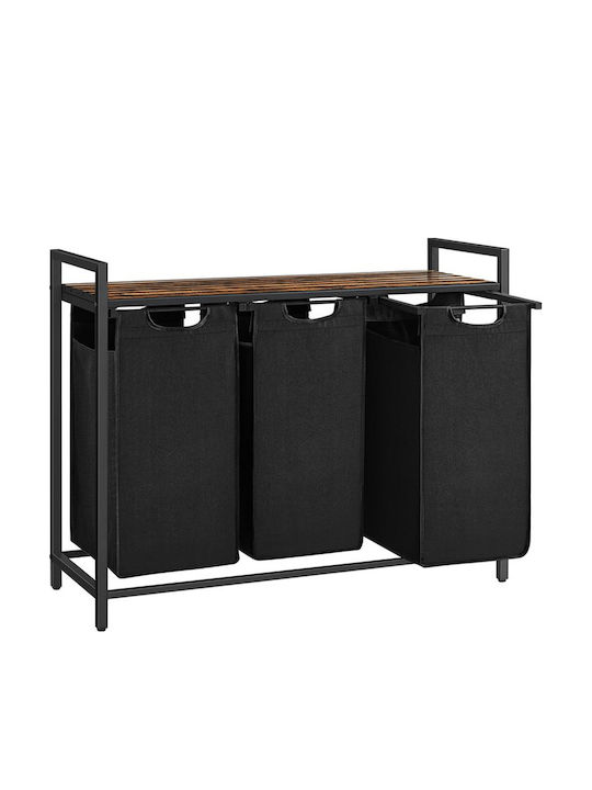Vasagle Fabric Laundry Basket 114lt 93x33x72cm Brown