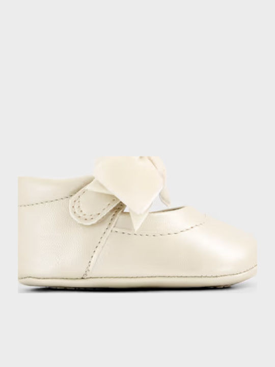 Mayoral Baby Soft-Sole Beige Ballet Flats