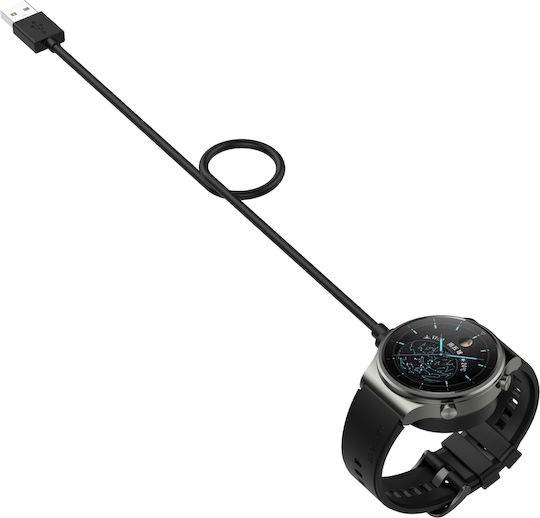 Huawei Watch Gt 3 Pro Смарт часовник Магнитен кабел за зареждане Дължина 1m Split Version Черен