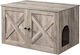 Feandrea Grey Cat Toilet W80 x D53 x H50cm