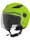 Bikestar Kind Matt Grün Kinder Motorradhelm Jet ECE 22.06