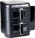 Alpina Air Fryer with Double Removable Container 11l Black