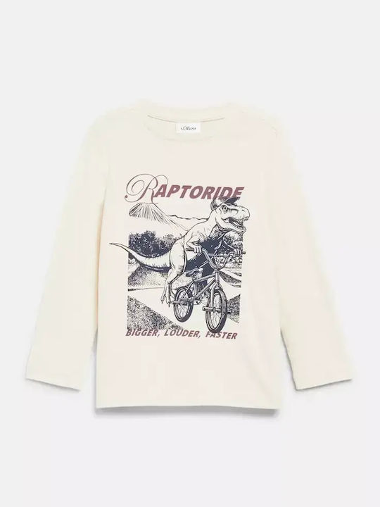 s.Oliver Kids Long-sleeved Blouse Beige