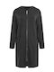 Celestino Cardigan Pentru Femei Lung Cu Glugă Loose Fit Negru