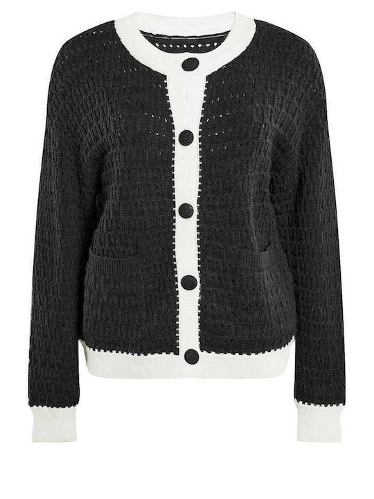 Celestino Gestrickte Damen Strickjacke Zweifarb...