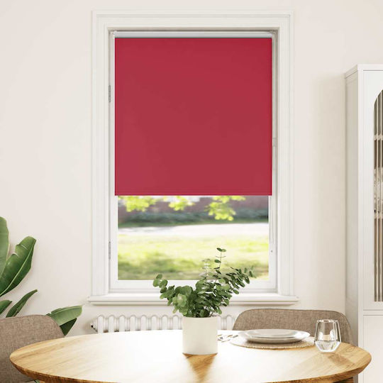 vidaXL Roller Blinds Total Blackout W80xH130cm Red