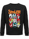 Bio-Baumwolle Unisex Sweatshirt Spiderman Toxic Symbiotes Anti Venom Knull God Symbiotes Schwarz
