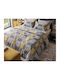 MayHome MayHome Set Steppdecken Einzel 160x240cm Grau