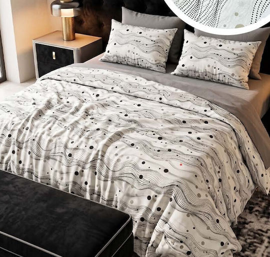 MayHome MayHome Coverlet Set Single Cotton Geometric 160x240cm