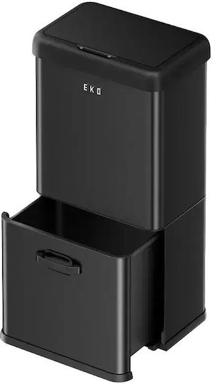 Eko Кошче за Рециклиране от Inox със Сензор 50л Черно