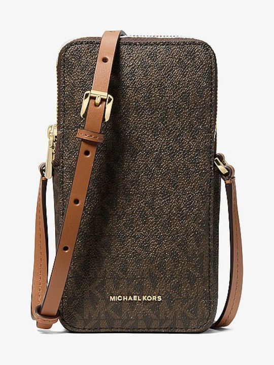 Women's Mobile Phone Pouch Set Brown / Tan