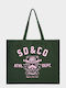 Fabric Women's Tote Bag Green