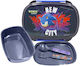 Gim Plastic Kids' Dinner Set Sonic 17.5 x 12.5 x 6cm