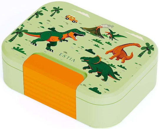 Estia Save the Aegean Plastic Kids' Food Container Dinosaurs 0.75lt Dino Explorer
