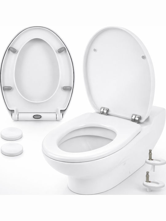 Ruhhy Capac WC Soft Close Plastic Alb Ruhhy Capac WC Soft Close Plastic Alb