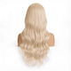 Wig with Natural Hair in Light Blonde Colour 72cm
