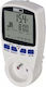 Emos Digital Wattmeter Energy Meter Outlet 230v 16a 5-3680w Emos P5805 White