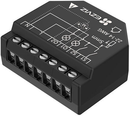 Releu Inteligent de Iluminat Ezviz T36wm Wi-fi 6 2,4 Ghz Bluetooth Ble Rază Până la 200 M Alimentare 100–240 V Ac 38,4 × 43,8 × 18,5 Mm