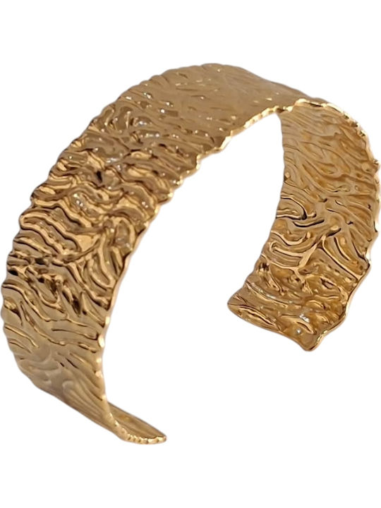 Kalliopi Silver Γυναικείο Βραχιόλι από Ατσάλι Επιχρυσωμένο
