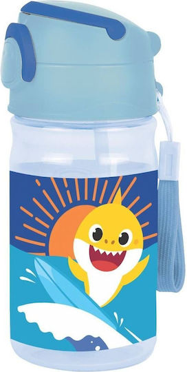 Gim Baby Shark Sticlă pentru copii din aluminiu multicolor 520ml