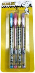 Back Me Up Peanuts Pixuri Ballpoint Set De Culori Diverse 4 Bucăți