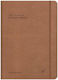 adBook Tägliche Tagesordnung 2027 Braun 14x21cm
