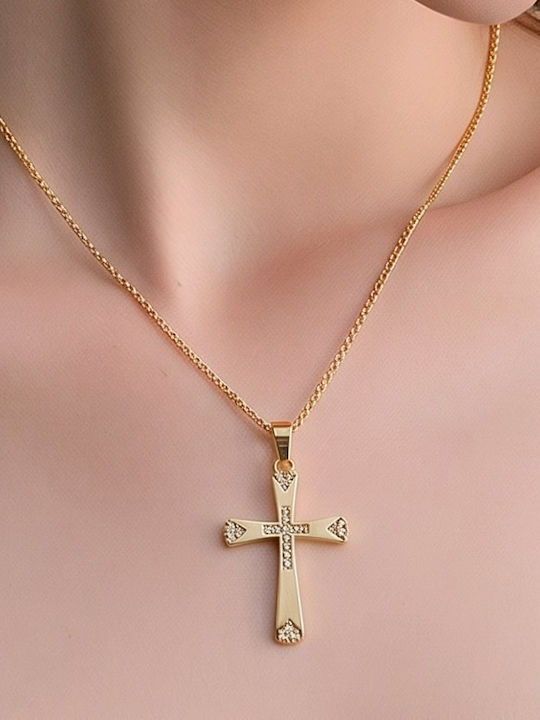 Papadopoulos Gold Damen Kreuz Ohne Kette K14.2507