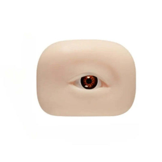 5d Silicone Realistic Eye Model Eyelash Eyebrow Makeup Practice