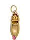 Savvas Design Hängendes Charm mit Steinen aus 14K Gold mit Zirkon MEN01721