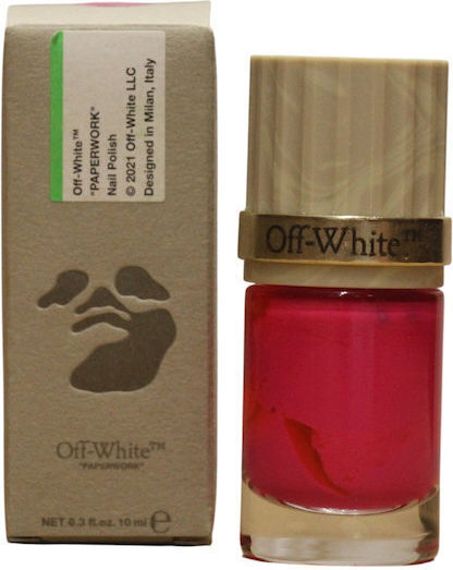Off White Color Matter Luciu Oja Alb Roz 10ml