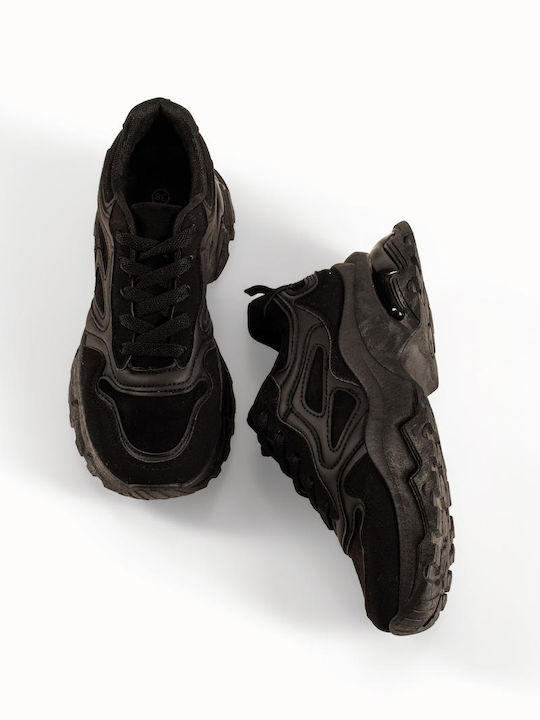 The Shoemart Adidași Chunky Pentru Femei Negri