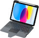Nillkin Bumper Combo Pro Flip Cover Ανθεκτική με Πληκτρολόγιο Μαύρη (Ipad 10.9./11 2025)