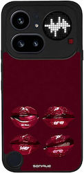 Sonique Diva Series Nothing Phone 4a Pro Case Red Lips