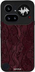 Sonique Diva Series Nothing Phone 4a Pro Burgundy Lace Case
