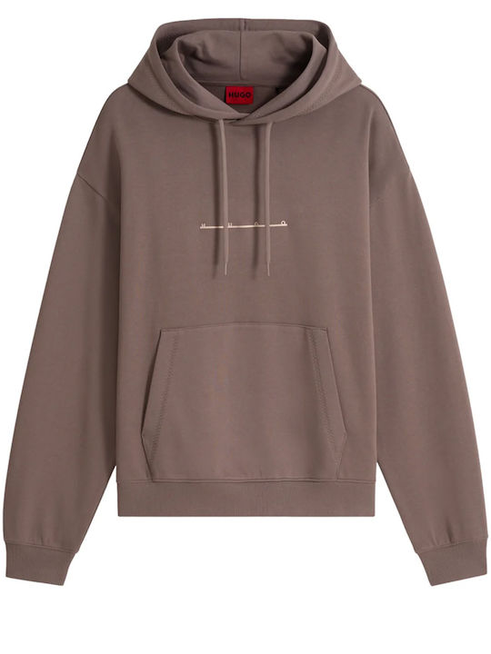 Hugo Hooded Sweatshirt Brown