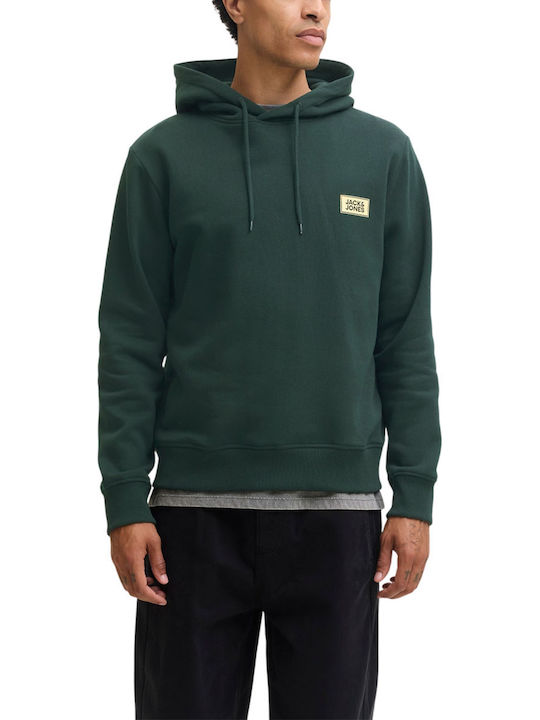 Jack & Jones Φούτερ με Κουκούλα Scarab Κυπαρισσί