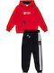 Kids Sweatpants Set With Top Red 2 Pieces