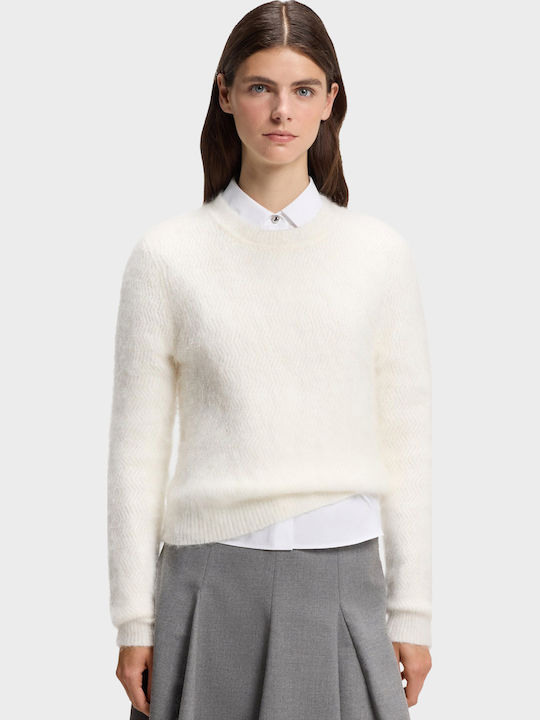 Women's Woolen Sweater Ecru