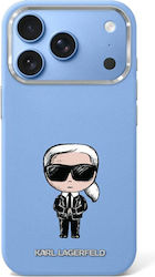 Karl Lagerfeld Smooth Ikonik Sketch Magsafe Case Iphone 18 Pro 17 Pro Light Blue