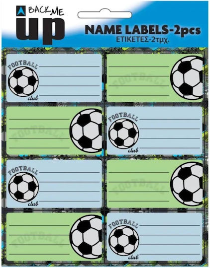 Ετικέτες Τετραδίων 16τμχ Football Club