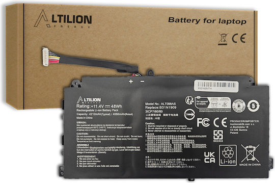 Altilion Energy Συμβατή Μπαταρία για Asus B31N1909